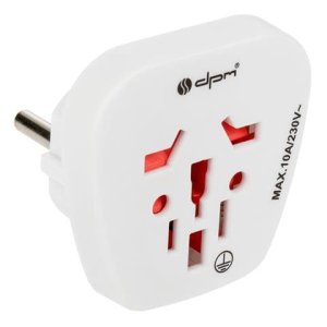 Adapter podróżny typ E do gniazdek PL PF01