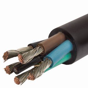 Przewód OW 5x1,5 mm² gumowy okrągły