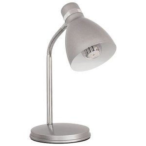 Lampa biurkowa ZARA srebrna Kanlux 