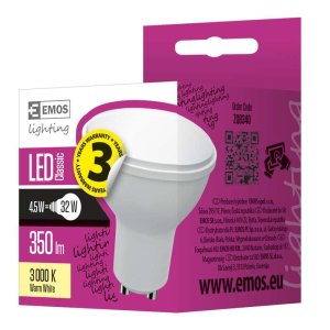 LED GU10 4,5W MR16 ciepła