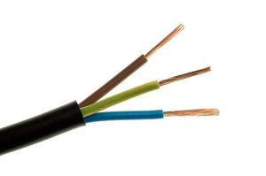 Przewód OW 3x2,5 mm² gumowy okrągły 100mb
