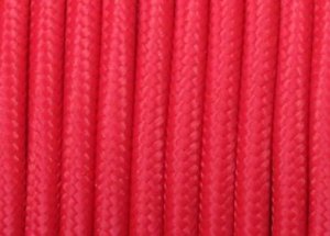 Przewód OMY 2x0,75 mm² w oplocie czerwony