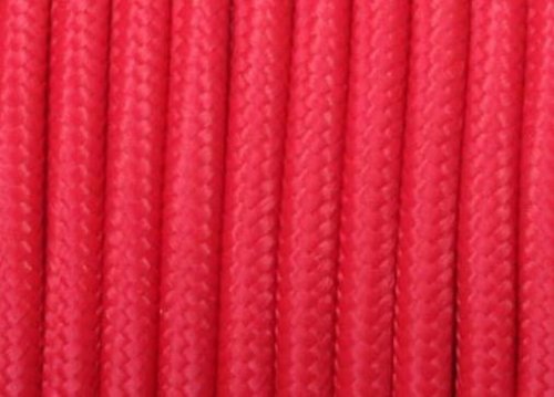 Przewód OMY 2x0,75 mm² w oplocie czerwony 