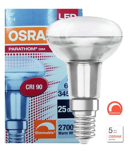LED E14 5,9W R50 DIM ciepła ściemniacz 60W OSRAM  