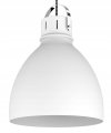 Lampa wisząca metalowa 1x Logan biała  