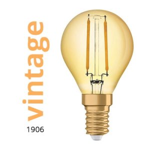 LED E14 4,5W 420lm kulka filament Vintage 1906 40W Osram