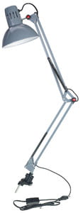 Lampa biurkowa kreślarska LK-1 srebrna