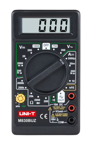 Multimetr miernik uniwersalny M830BUZ UNIT-T  mm830buz.png