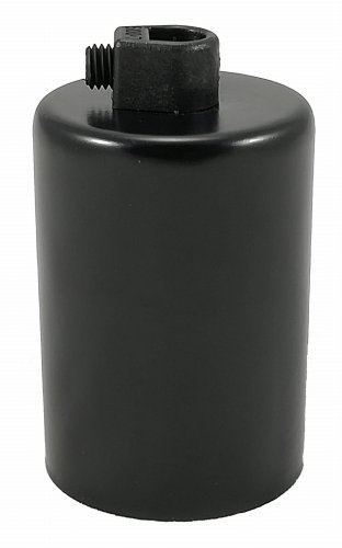 Oprawka E27 metalowa osłonka czarna 