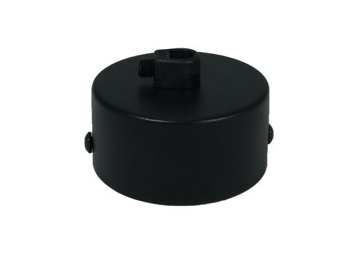Podsufitka metalowa czarna 60mm okrągła do lamp 
