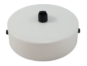 Podsufitka metalowa biała 100mm okrągła do lamp