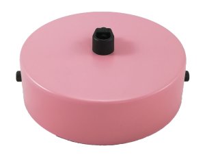 Podsufitka metalowa róż 100mm okrągła do lamp