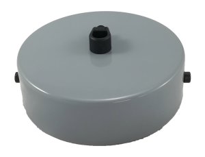 Podsufitka metalowa szara 100mm okrągła do lamp