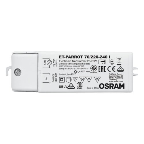 Transformator halogenowy 12V 70W PARROT OSRAM 