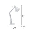 Lampa biurkowa drewniana EDWARD 7203132 