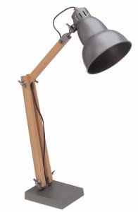 Lampa biurkowa drewniana EDWARD 7203132