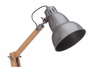 Lampa biurkowa drewniana EDWARD 7203132