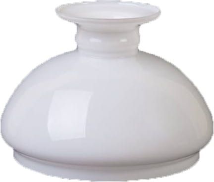 Klosz naftówka 19cm biały 