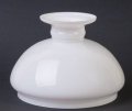 Klosz naftówka 19cm biały 