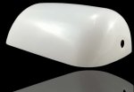 Klosz do lampy bankierskiej biały 225mm