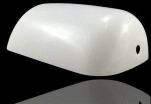Klosz do lampy bankierskiej biały 225mm
