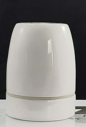Oprawka E27 porcelanowa ozdobna biała