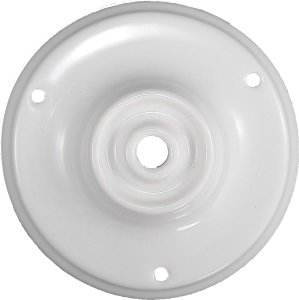 Podsufitka porcelanowa biała 105mm okrągła do lamp