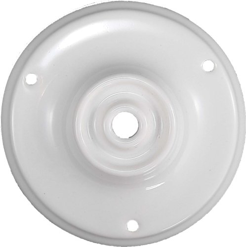 Podsufitka porcelanowa biała 105mm okrągła do lamp 