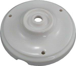 Podsufitka porcelanowa biała 105mm okrągła do lamp
