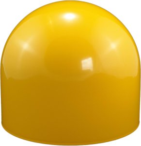 Klosz metalowy Industy M żółty M10 170x140