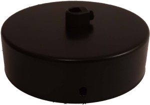 Podsufitka metalowa czarna 100mm okrągła do lamp