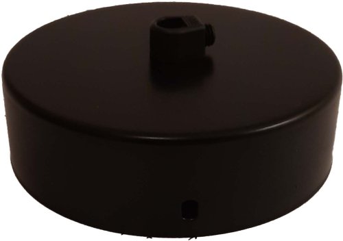 Podsufitka metalowa czarna 100mm okrągła do lamp 