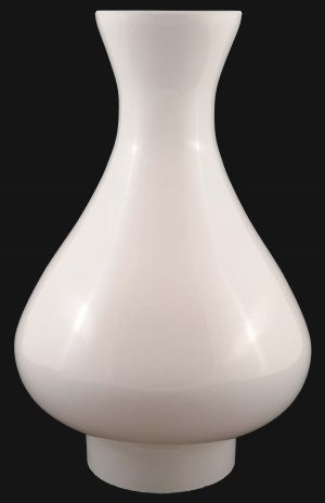 Klosz naftówka 7cm biały 
