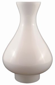 Klosz naftówka 7cm biały 