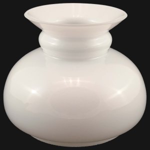 Klosz naftówka 10cm biały
