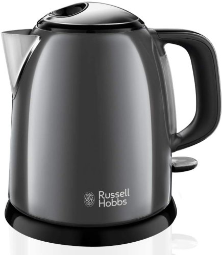 Czajnik bezprzewodowy 1L Colours 2000W metal szary 24993  Russell Hobbs  