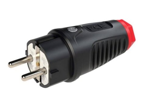 Wtyczka gumowa z/u IP44 PCE 