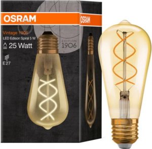 LED E27 4W ST64 Edison filament Vintage 1906 28W Osram  2112