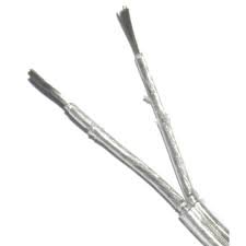 Przewód OMY 2x0,5 mm² przeźroczysty okrągły 100mb.