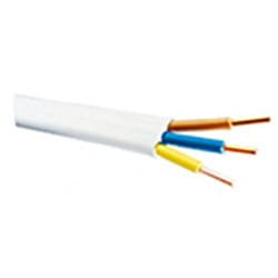 Przewód YDYp 3x2,5 mm² biały płaski 450V/750V NKT przydyp.jpg
