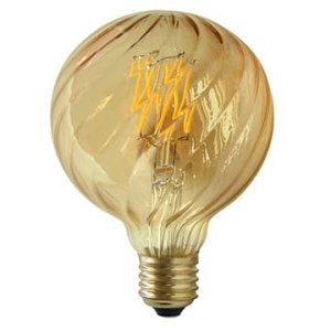 LED E27 filament G95 4W dynia 95mm