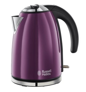 Czajnik bezprzewodowy 1,7L Colours 2200W metal fioletowy 18945  Russell Hobbs