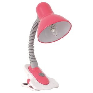 Lampa biurkowa SUZI klips różowa Kanlux