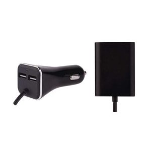 Ładowarka zasilacz samochodowy 4x USB 2m V0216