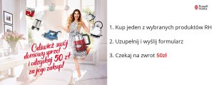 Czajnik bezprzewodowy 1,8L Floral 2300W metal biały 21693  Russell Hobbs