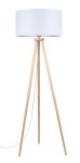 Lampa podłogowa ENNIE sosna klosz szary160cm 7410060A0210 