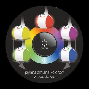 Lampa biurkowa LED 7W biała 43130 