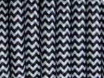 Przewód OMY 2x0,75 mm² w oplocie czarno-biały
