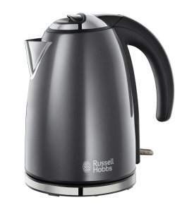 Czajnik bezprzewodowy 1,7L Colours 2200W metal szary 18944  Russell Hobbs