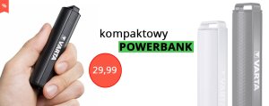Powerbank Varta 2600mAh czarny
